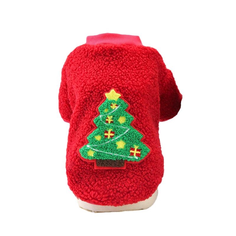 Christmas Puppy Cat Dog Sweater Hoodie Winter Pet Clothes for Small Dogs Pomeranian Shih Tzu Pullovers mascotas Costume Clothing