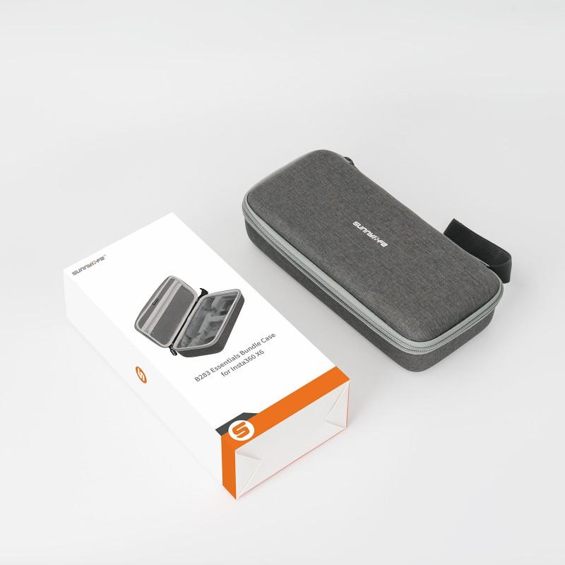 Insta360 X6 Camera Protective Carrying Case With Accessory Kit Portable Storage Bag Action Video Shooting