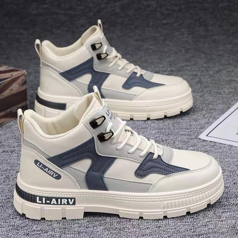 Fashion Men's Snow Boots Winter Cold Protection Plus Velvet High Top Men Ankle Boots for Men Outdoor Non-slip Cotton Shoes Men Sneakers