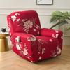 Printed Elastic Recliner Sofa Cover Soft Stretch Single Sofa Covers For Living Room Pets Kid Split Functional Lounger Chair Case