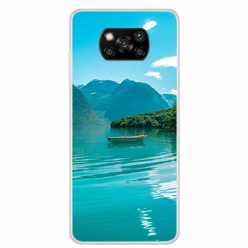 Чехол для Poco X3 Pro X3 NFC 6.67" Прозрачный Мраморный Мягкий ТПУ Силиконовый Задний Чехол для Телефона Xiaomi Poco X3 NFC Ударопрочный Fundas