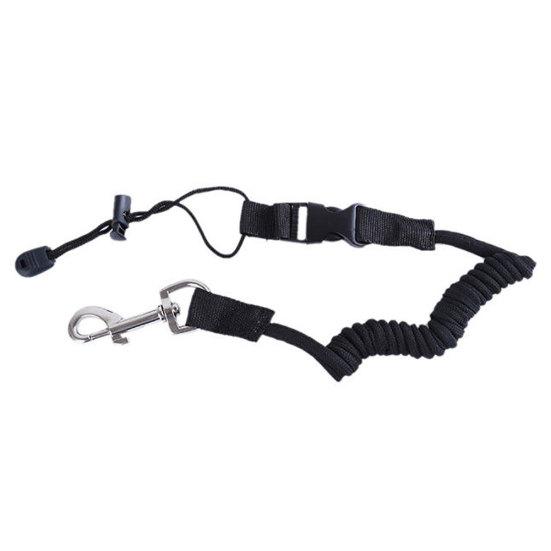 Каяк Каноэ Надувная Лодка Весло Эластичный Спиральный Страховочный Шнур Веревка для Весла Привязь