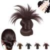Hair Claw Clip-On Feather Wig Natural Appearance Hair Clip Lightweight Material Non-Slip Grips Bun Clip