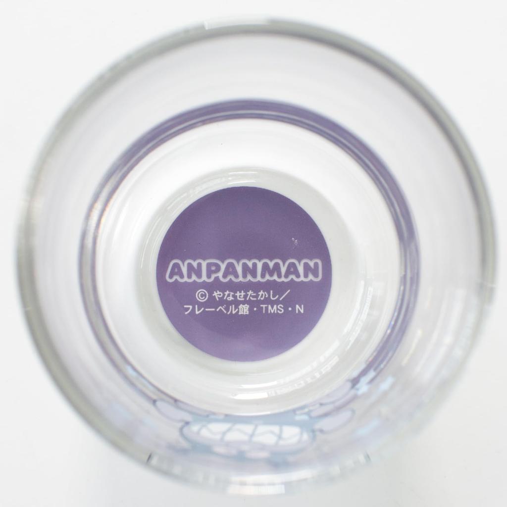 Стеклянные стаканчики для сока Otsuka Glass Anpanman Good Kids, Удобно держать (2 штуки, 130 мл), Детский набор посуды, Товары с Анпанманом и Бэкинманом, Прозрачный,