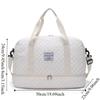 Wet Dry Separation Carry On Travel Bag Oxford Travel Tote Bag Portable Storage Handbag  Outdoor