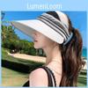 Summer Breathable Wide Brim Sun Hat For Women With Uv Protection And Sunshade