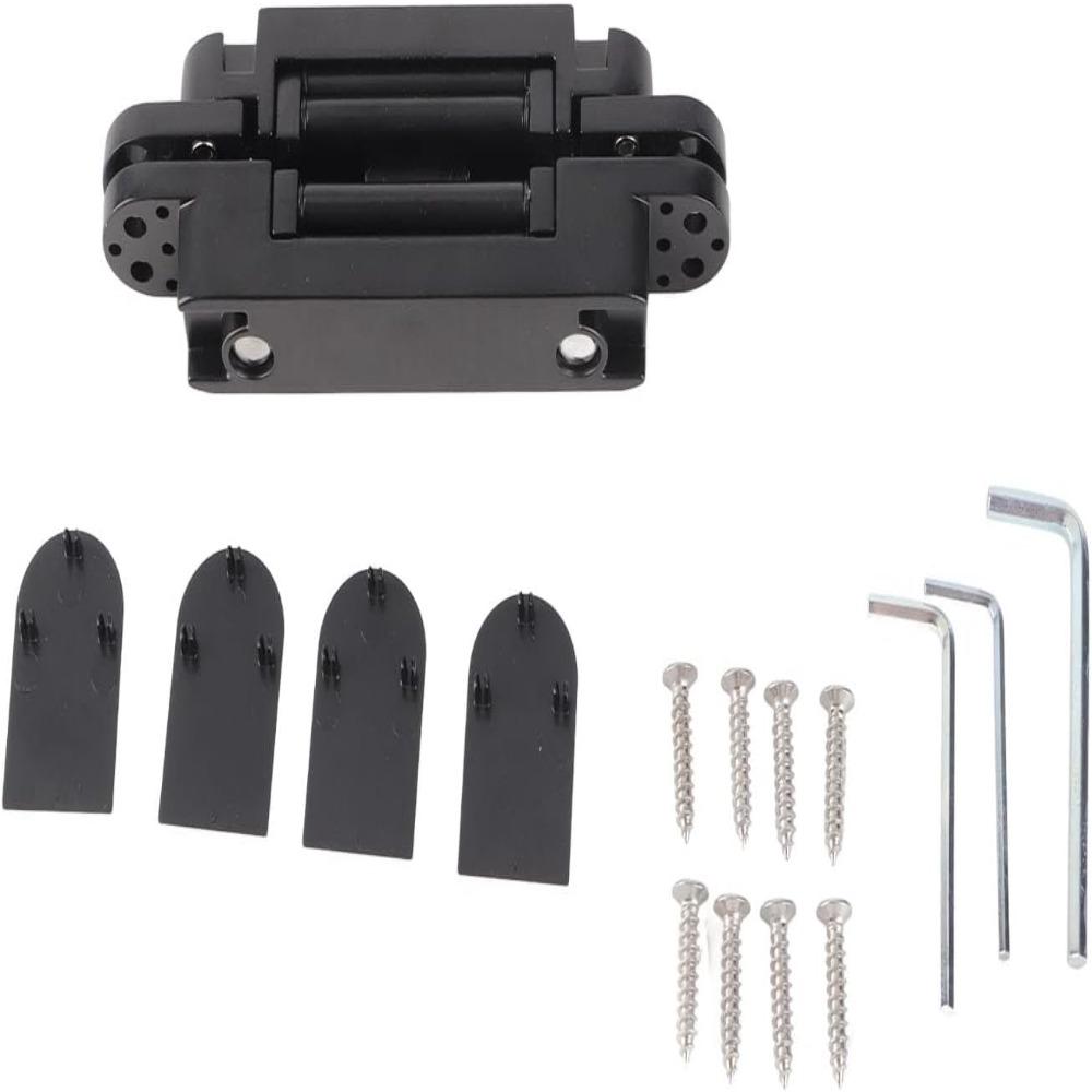 2pcs Zinc Alloy Invisible Door Hinges 180 Degree Adjustable Heavy Duty Door Hinges For Wooden Doors