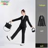 Spring Autumn Slim Fit Professional Suit Set for College Interviews and Formal Wear