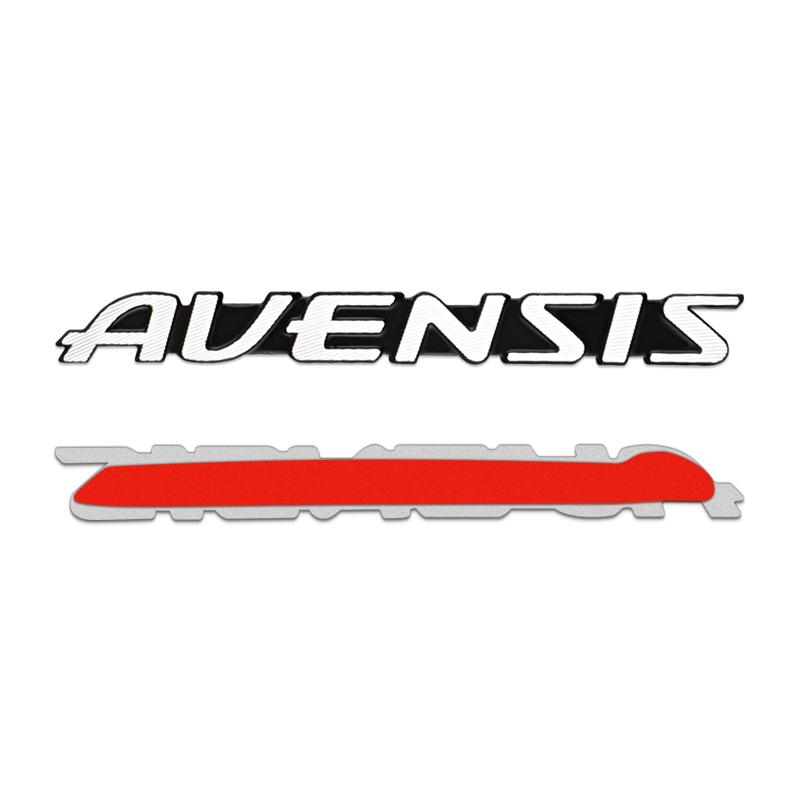 wvkzl2 4/10pcs 3D aluminum speaker stereo speaker badge emblem Sticker for Toyota Avensis t25 t27 Stickers Accessories Car-Styling