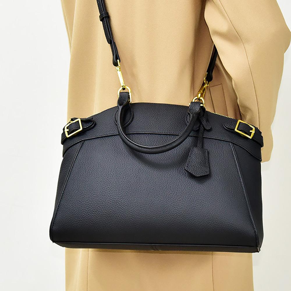 Женская сумка из натуральной кожи, женская новая большая сумка 2025 года, высококачественная кожаная сумка с верхним слоем, сумка через плечо, дорожная сумка