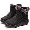 Women'S Boots Keep Warm Ankle Boots Fur Winter Shoes Woman Waterproof Snow Boots Winter Botas Mujer Comfortable Black Footwear