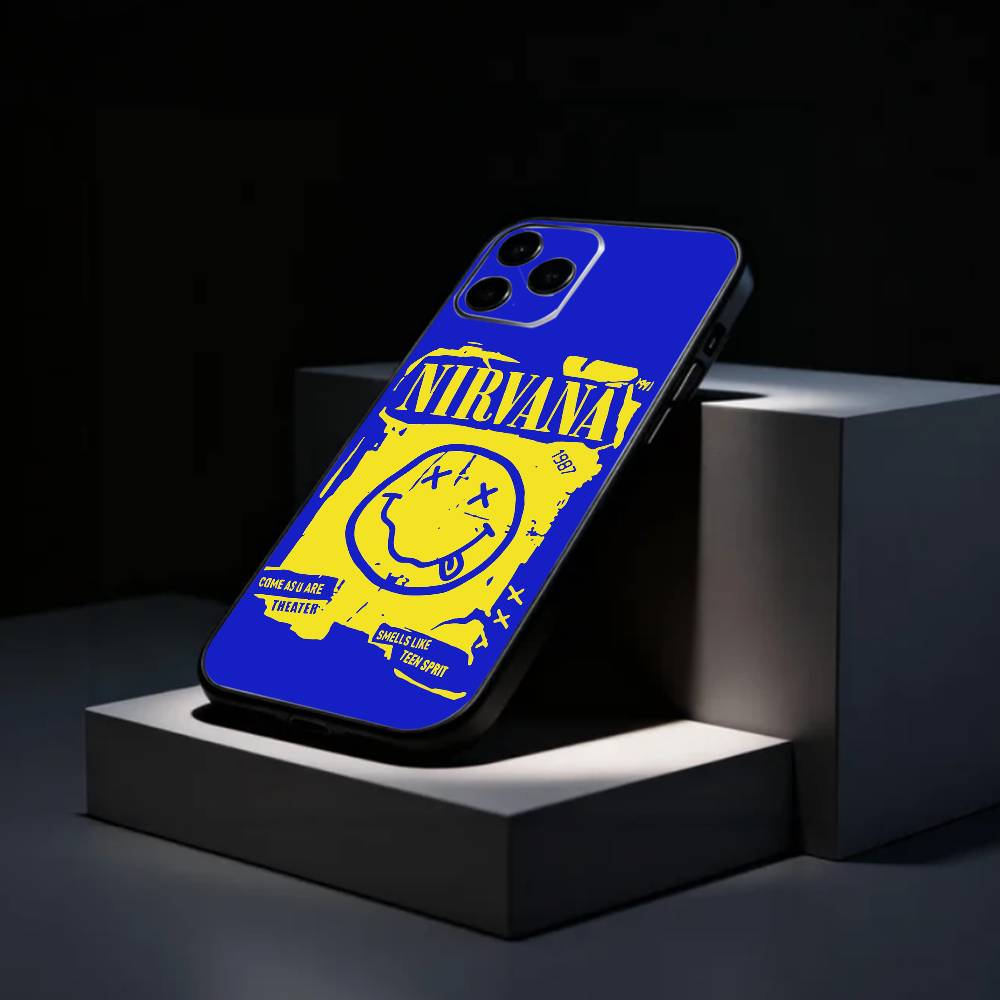 L-Lamentably Nirvana R-Rock Band Phone Case Silicone Soft For IPhone 17 16 15 14 13 12 11 X XR Plus Pro Max Plus