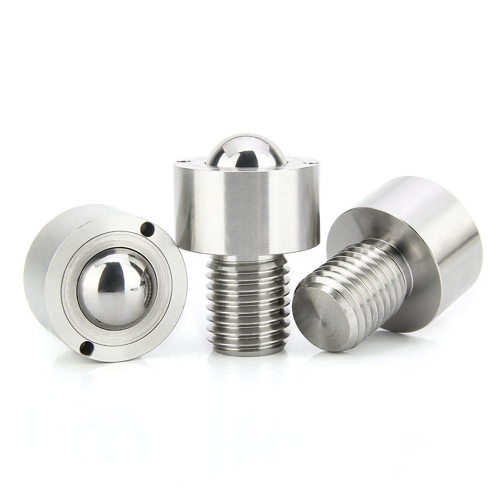 High Presision Thread M10/12/16/20 Ball Rollers Ball Stainless Steel Ball Transfer Unit Wheel Roller Plungers Ball