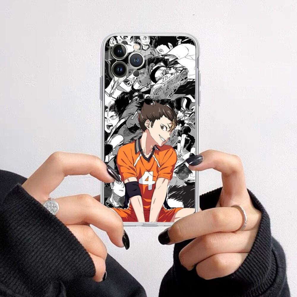 Чехол для телефона японского аниме «Волейбол мальчик Haikyuu» для iPhone 15 14 13 12 11 Pro Max XS X XR SE 2020 6 7 8 Plus, мини-защитный чехол