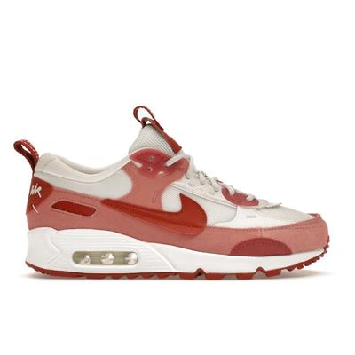 Женские кроссовки Air Max 90 Futura Red Stardust Pink Summit-White Campfire-Orange FQ8881-618