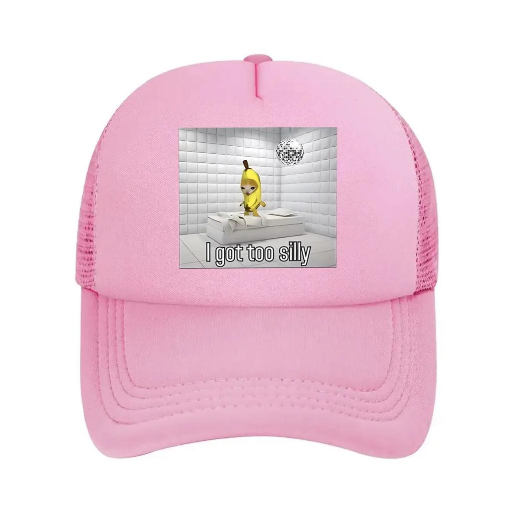 Silly Banana Fun Meme Design Mesh Baseball Cap