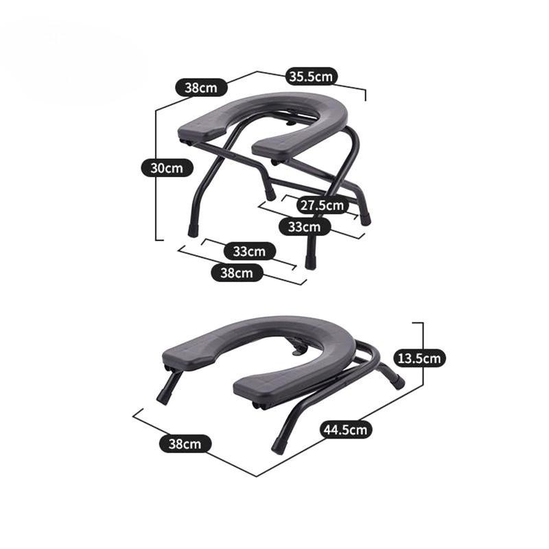 30см/38см Стул для душа Сверхпрочный Нержавеющая сталь Стул для туалета Сиденье Бытовой Портативный Сиденье для туалета для пожилых