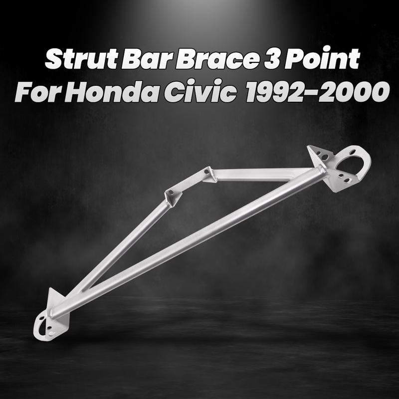 Front Upper Strut Bar Brace for 1992-1996 1997 Honda CRX Del Sol TARGA TOP 1.6 Brand-new Direct Replacement