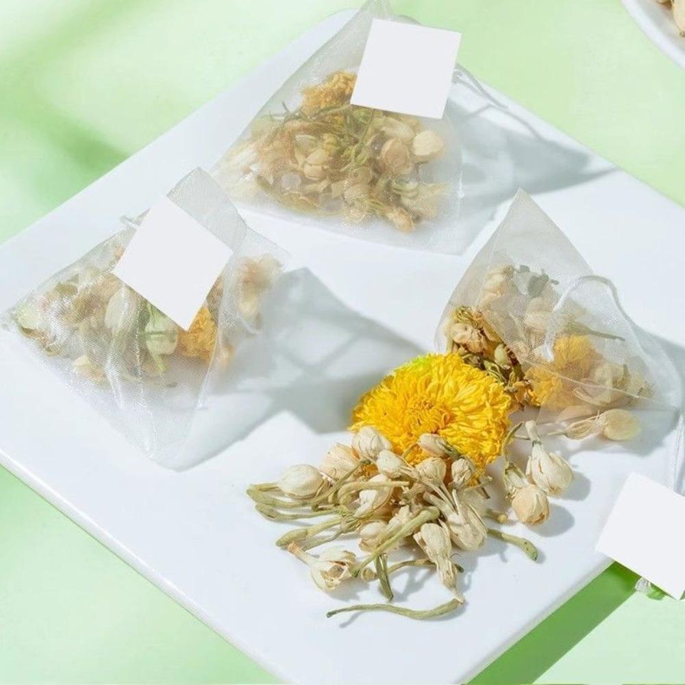 Honeysuckle Chrysanthemum Jasmine Flower Tea Bags Herbal Drink for Night Relief