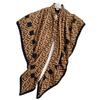 Шелковый твилл большой квадратный платок женский новый letter color matching scarf европейский и американский стиль шелковый платок 91 см большого размера платок на голову