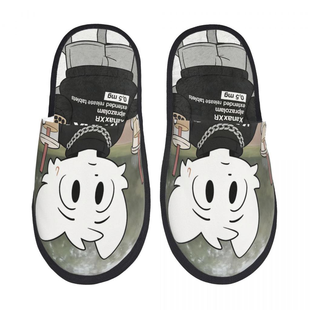 Boykisser Silly Cat Winter House Slippers Bedroom Cartoon Cozy Memory Foam Slides Non Slip