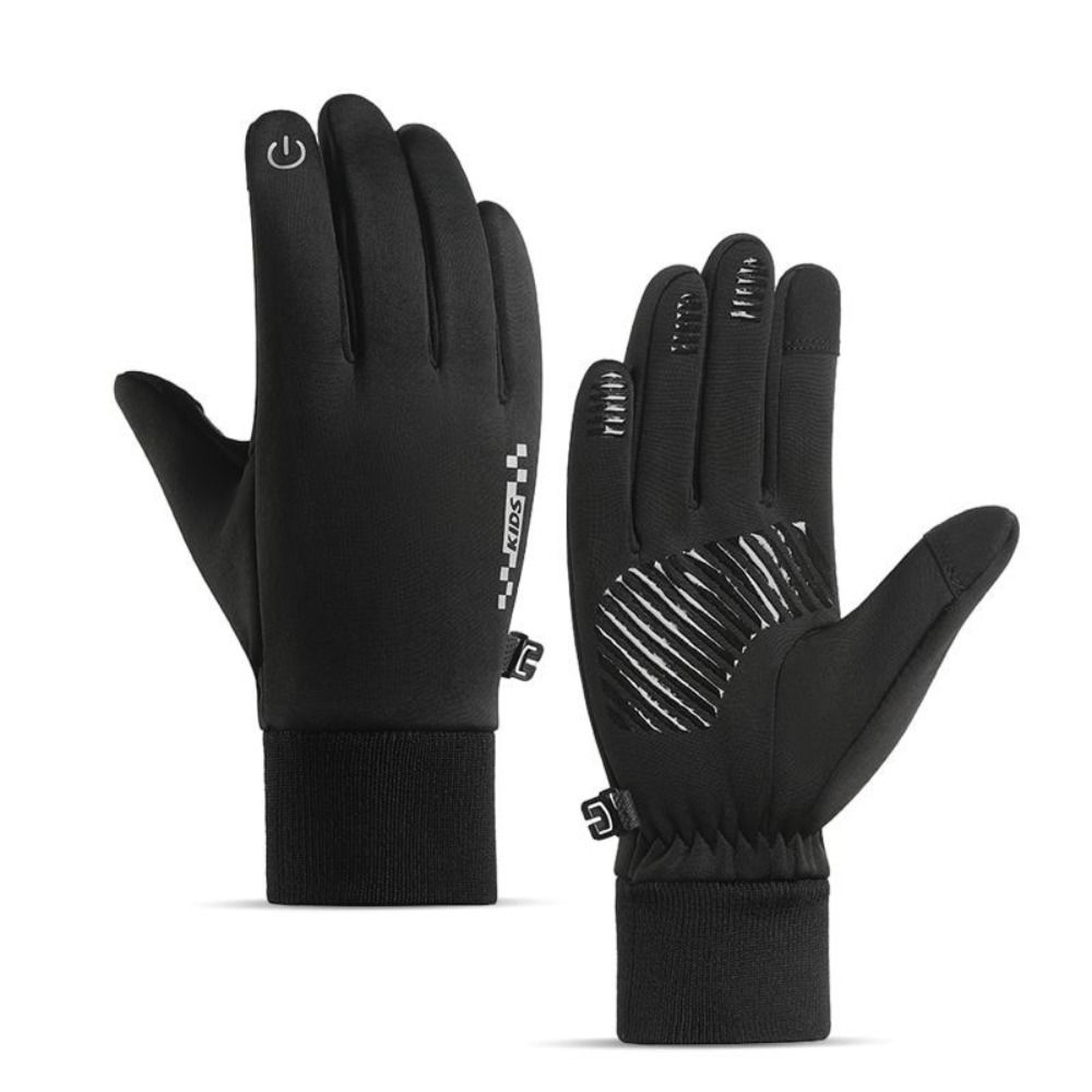 Kids Warm Gloves Non-slip Bicycle Sports Mittens Autumn Winter