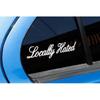 (2) JDM Locally Hated Cool Drift Racing Car SUV Truck Racer Vinyl Decal Stickers