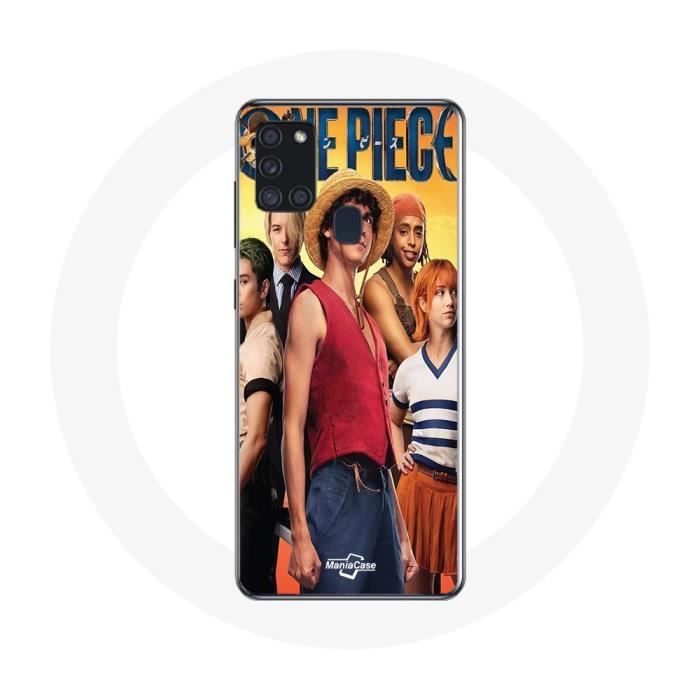 Coque - One Piece - Samsung Galaxy A21s - Souple - Anime - Blanc