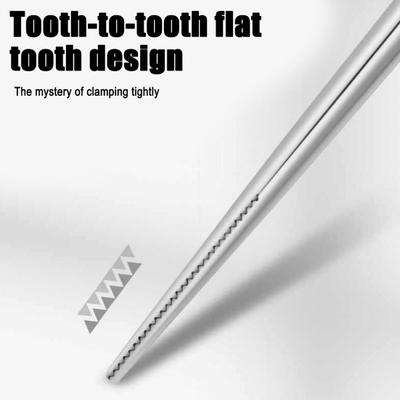 Пинцет для ушей из нержавеющей стали Профессиональные инструменты для удаления ушной серы Эргономичная нескользящая ручка Сверхпрочный Многоцелевой Металлический пинцет с прецизионным наконечником