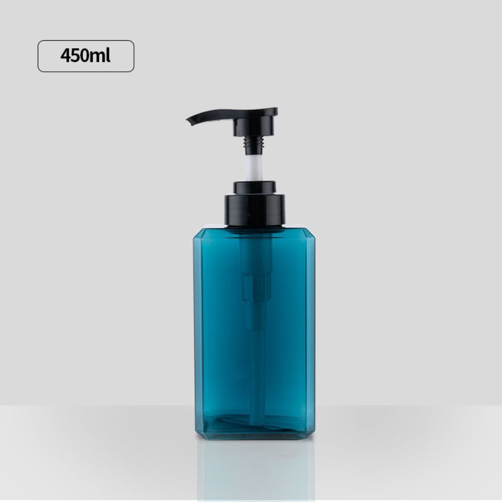 Square Storage Bottles 250/450/650ml Shampoo Press Empty Bottles New Liquid Soap Dispenser