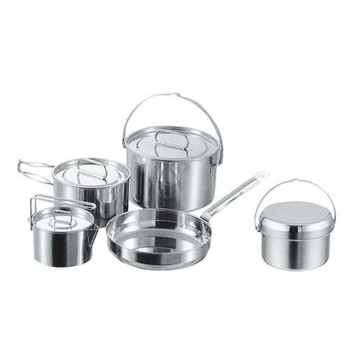 CAPTAIN STAG Набор для приготовления пищи Laguna из нержавеющей стали M-5504