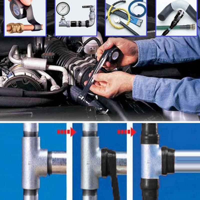 Water Pipe Tape High Pressure Resistant High and Low Temperature Self-melting Insulating Tape Emergency Self-adhesive Tape