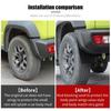 Car Mud Flaps Splash Guards Mudguards Mudflaps Accessory Fit For Suzuki Jimny 2019 Up ABS Exterior Accessories