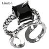 Классическое кольцо Lindon из медного сплава с цирконием, женские ювелирные изделия, свадебный подарок для вечеринки