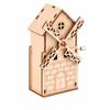 Pinwheel Music Box Wind-up DIY Craft Kit Educational for Children