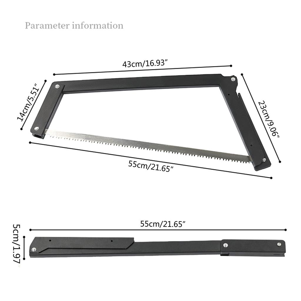 Многофункциональное оборудование для кемпинга. Полевая стальная пила. Быстрый и эффективный инструмент для резки древесины.