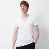 Uniqlo Футболка Airism с дезодорирующей сеткой и V-образным вырезом
