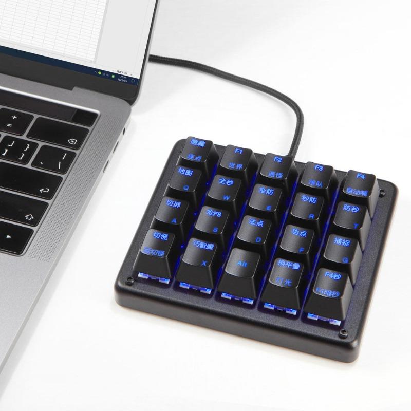 Fully Programmable Macro Gaming Keyboard Mouse Combo for Fantasy Westward Journey One-Click Auto Clicker Setup for Win Mac