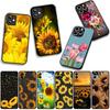 Cover Sunflower Flower Painted Yellow for Samsung Galaxy S25 S24 S22 S23 FE Ultra Plus A56 A05 A06 A15 A16 A55 S7 Edge Case