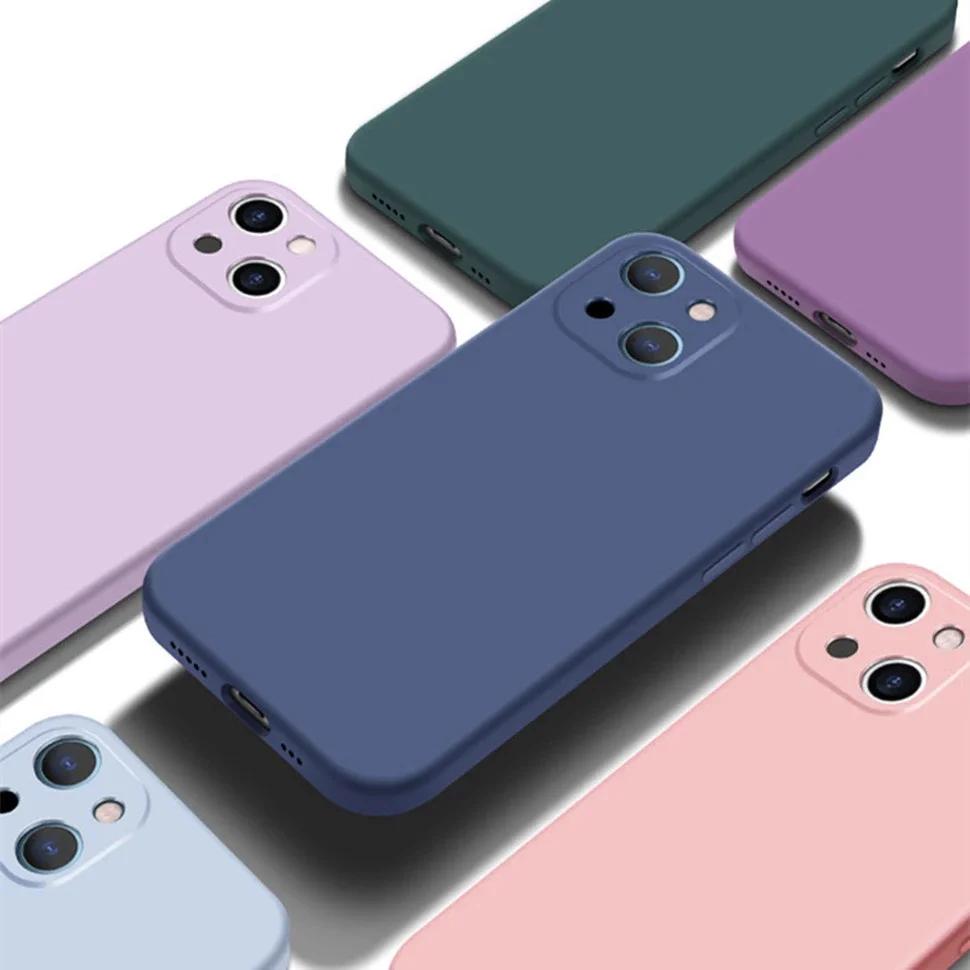 Защитный чехол для камеры для iPhone17 11 Pro Max Чехол Роскошный чехол из жидкого силикона для iPhone 16 15 14 13 12 Pro Max чехол Мягкий