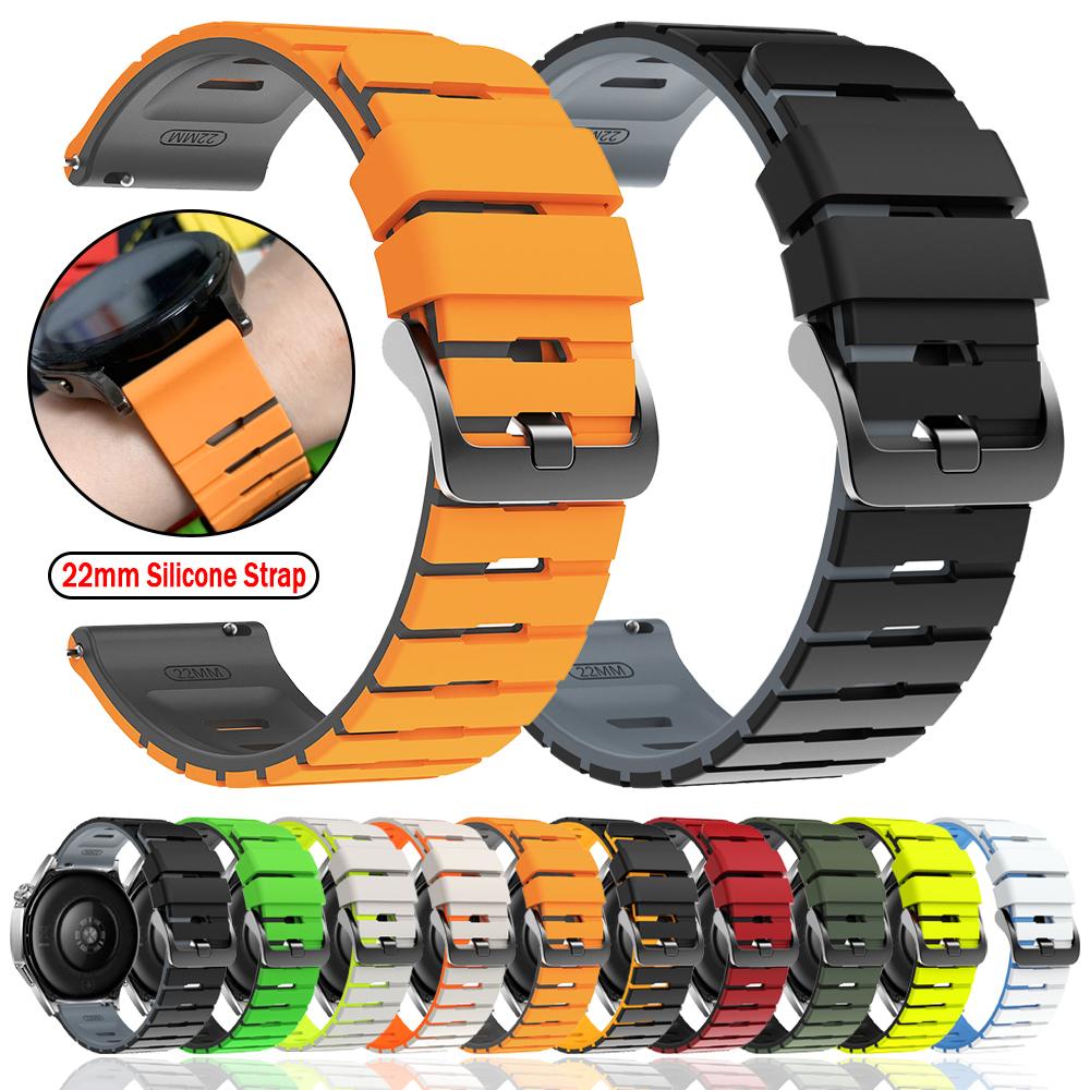 Силиконовый 22-мм ремешок для Xiaomi Watch color 2 S1 S2 S3 S4 Sport Мягкий ремешок для REDMI Watch 5 Lite/Active Дышащий браслет