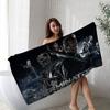 80-е Фильм ТВ Терминатор Микрофибра Пляжное полотенце Впитывающее Быстросохнущее Мягкое Йога Плавание Курорт Альпинизм Полотенце