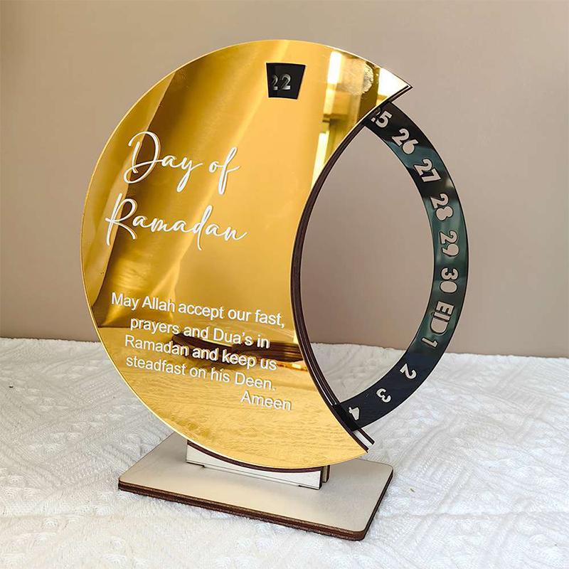 Ramadan Calendar Countdown Decorations for Home Eid Mubarak