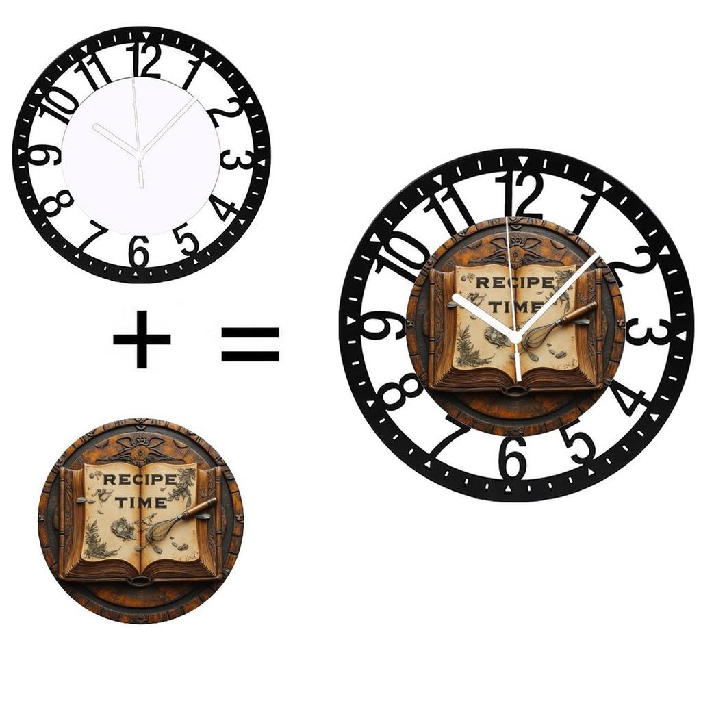 25cm Circular Iron Wall Clock as Graduation Gift with Class Year