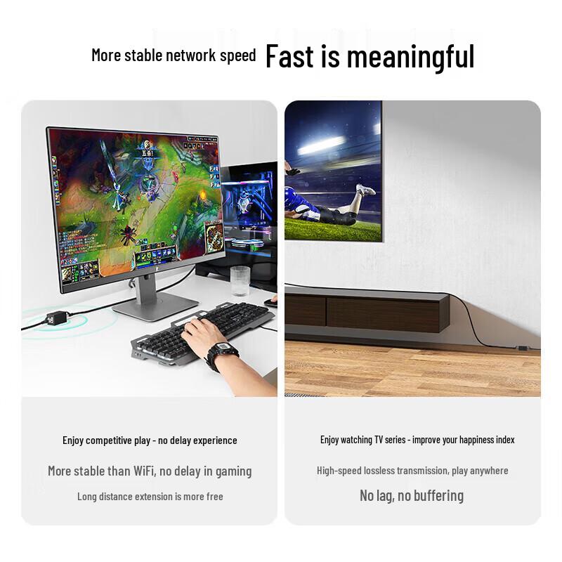 Ugreen RJ45 Гигабитный Экранированный Сетевой Кабель Удлинитель