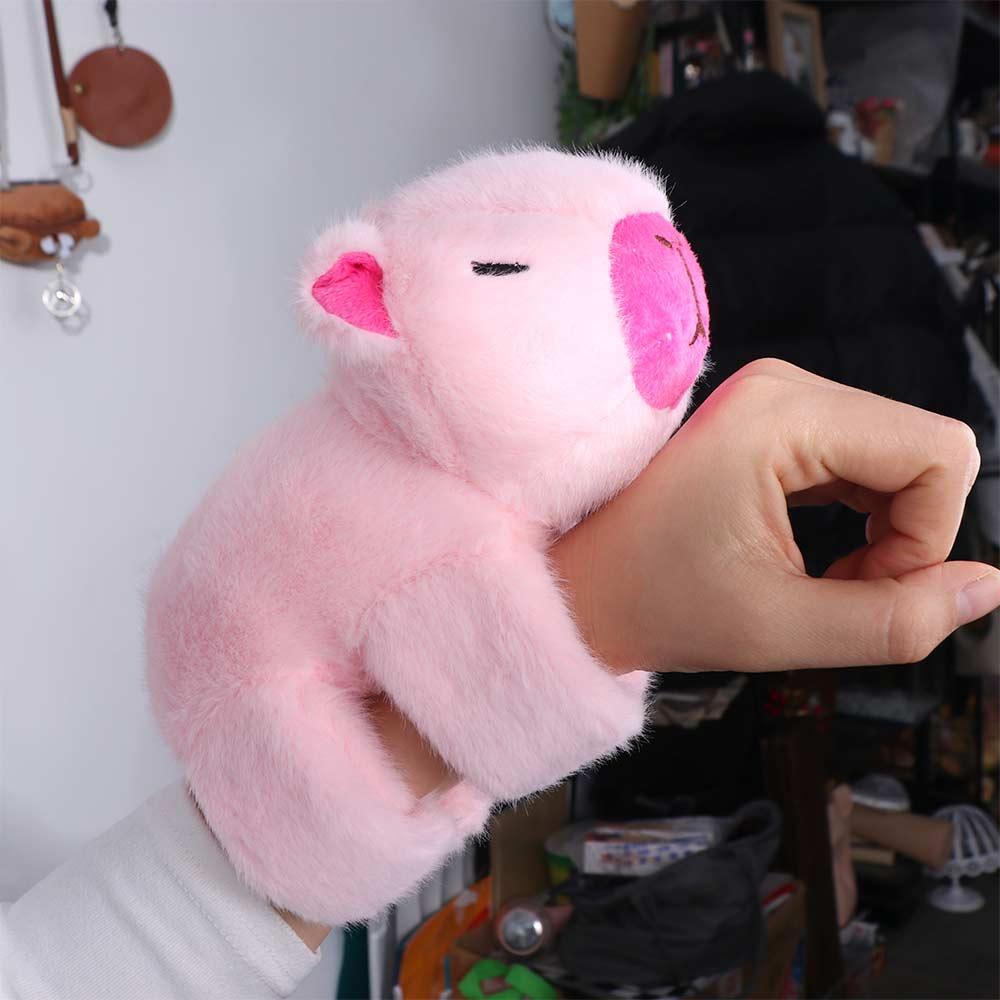 Серия браслетов с капибарой-грызуном, имитация капибары, плюшевый браслет на запястье, рождественская игрушка