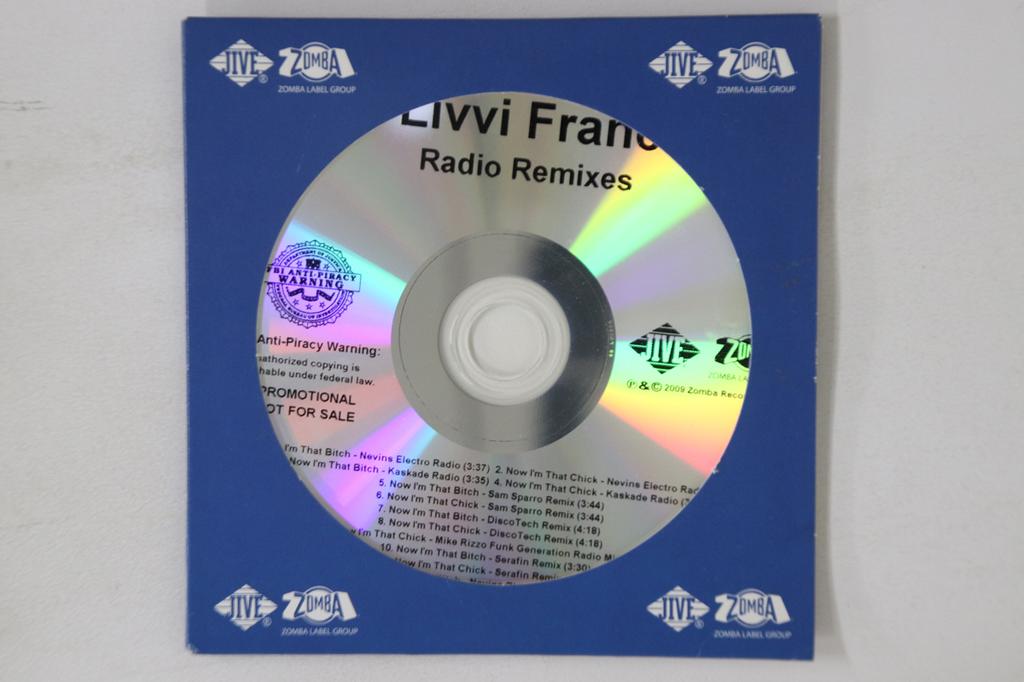 CD LIVVI FRANC - Now Im That Bitch Radio Remixes NONEPROMO JIVE 2009 US Dance & Electronica Used