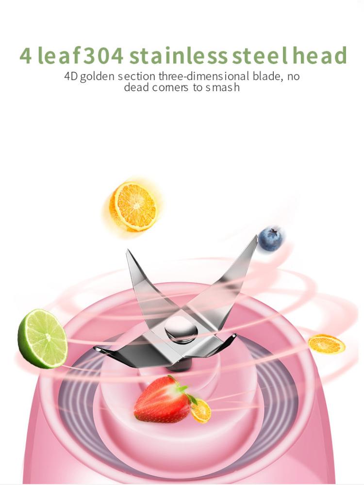 Mini Portable Juicers USB Electric Mixer Fruit Smoothie Blender Machine Food Processor Maker Juice Extractor