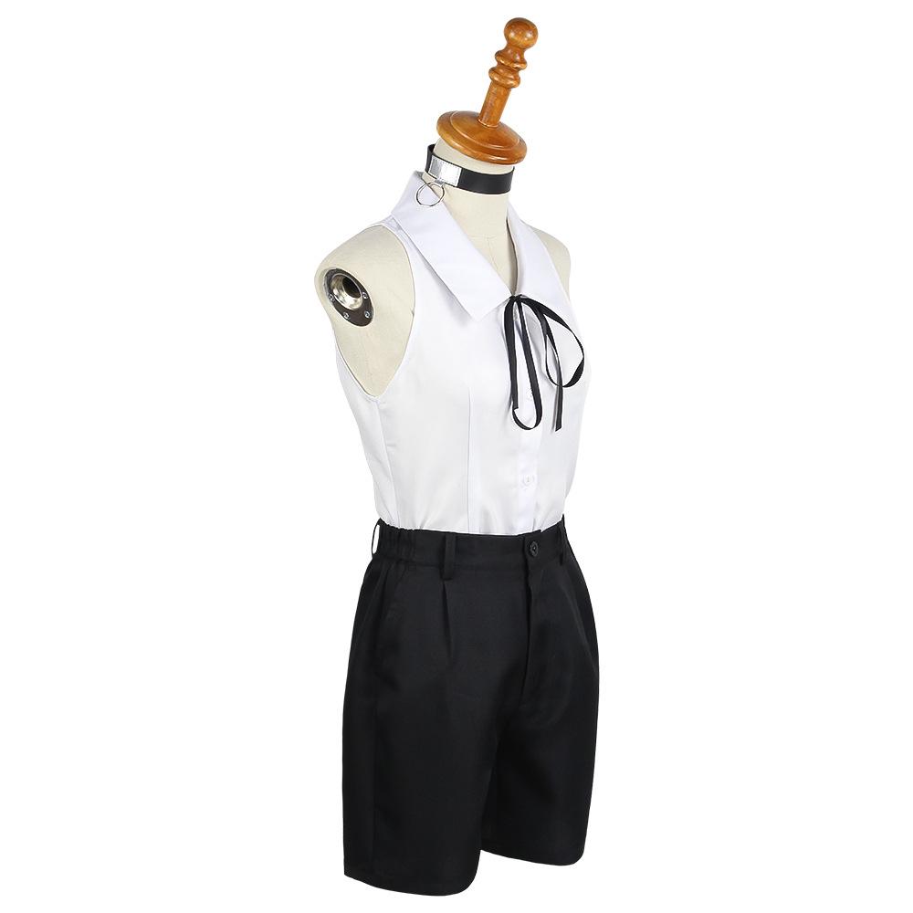 Аниме Бензопила Человек Резе Косплей Костюм Рубашка Шорты Униформа Бомба Хэллоуин Карнавальная Одежда