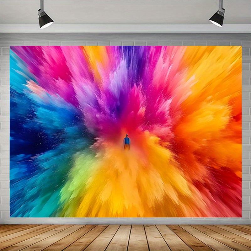 1 piece an astonishing abstract cloud background decorationmade of polyester flags suitable for homeroom and wall decoration
